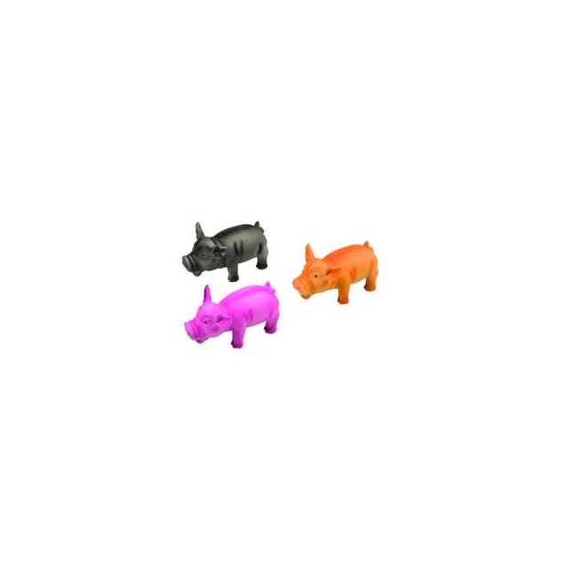 Cerdo de látex juguete para perros