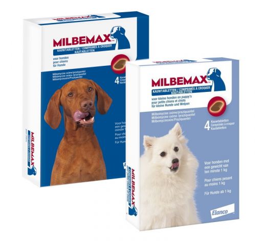 vaso sencillo Peluquero Milbemax comprimidos masticables | perro